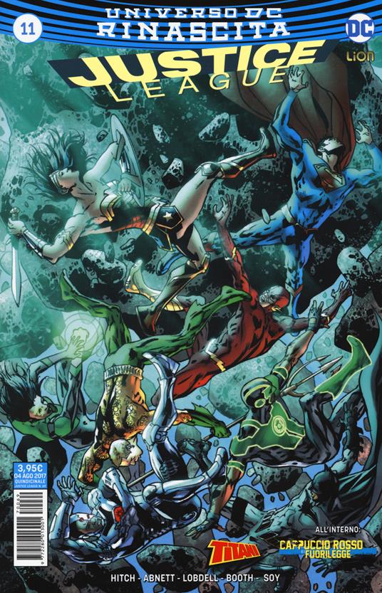 Rinascita. Justice League. Vol. 11 - copertina