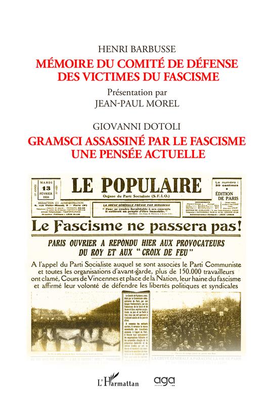 Mémoire du comité de défense des victimes du fascism - Henri Bardusse,Giovanni Dotoli - copertina