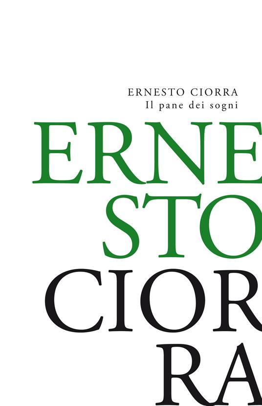 Il pane dei sogni - Ernesto Ciorra - copertina