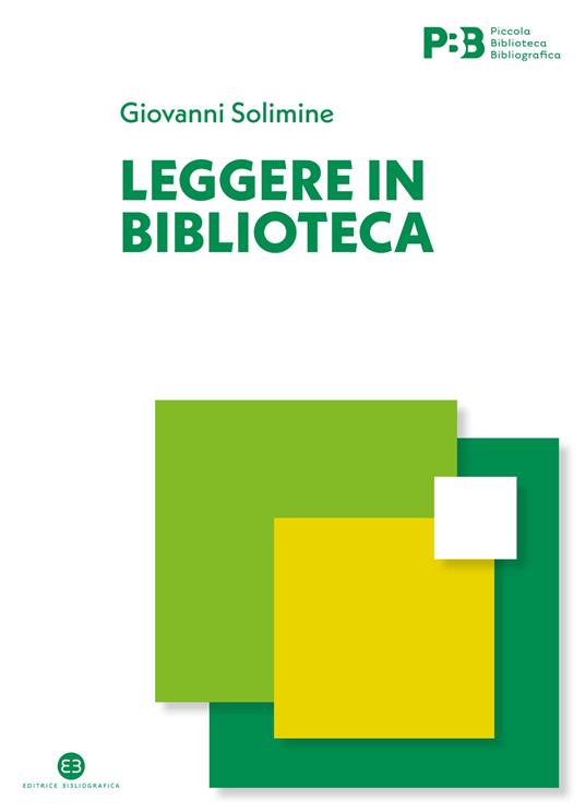 Leggere in biblioteca - Giovanni Solimine - copertina