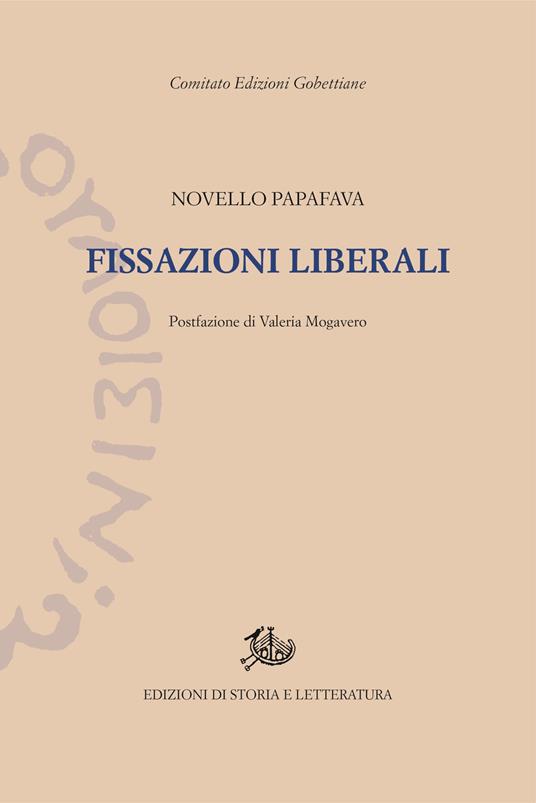 Fissazioni liberali - Novello Papafava - copertina