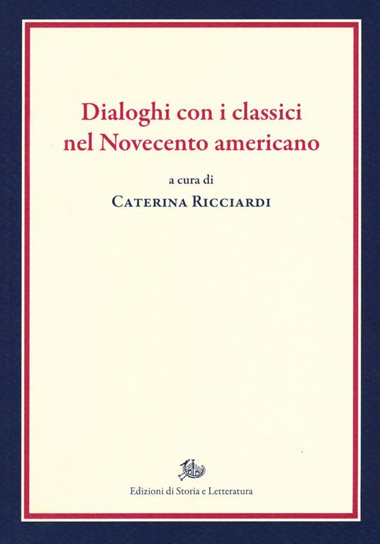 Dialoghi con i classici nel Novecento americano - copertina