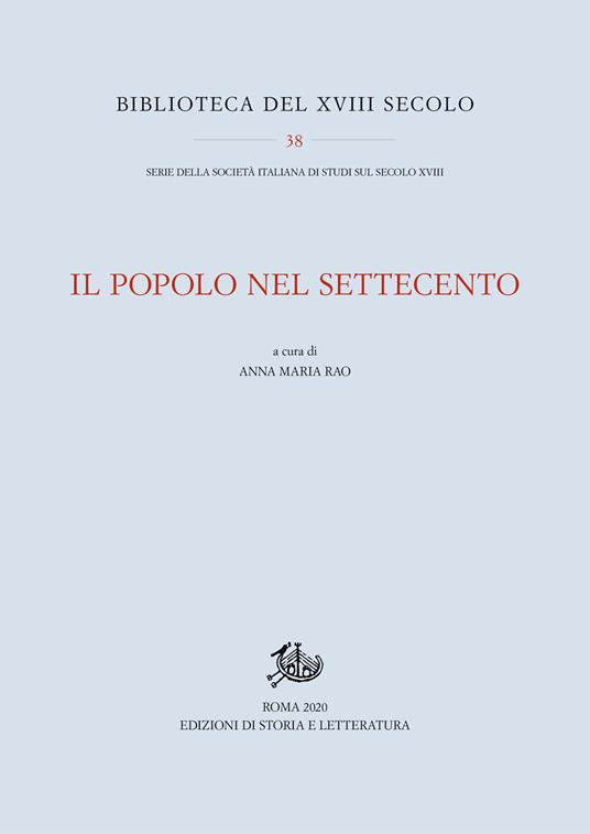 Il popolo nel Settecento - copertina