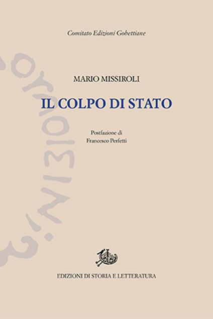 Il colpo di Stato - Mario Missiroli - copertina