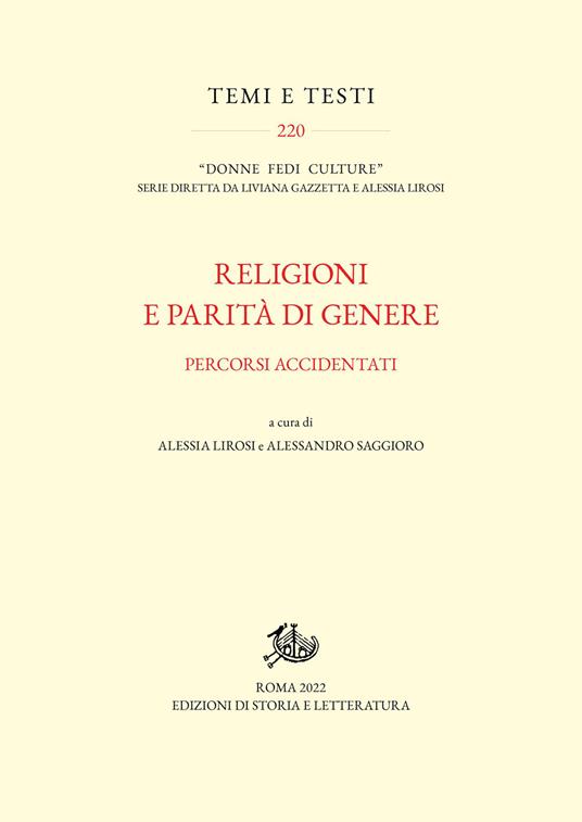 Religioni e parità di genere. Percorsi accidentati - copertina