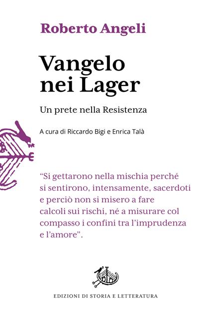 Vangelo nei lager. Un prete nella Resistenza - Roberto Angeli - copertina