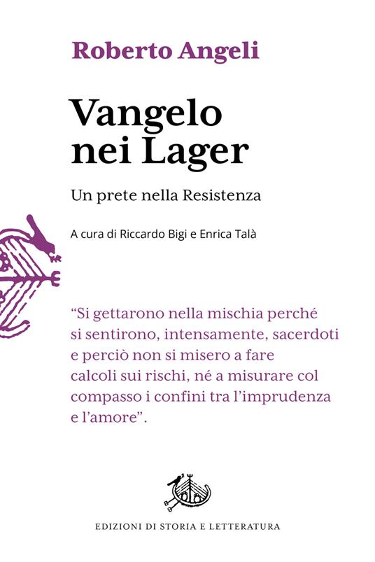 Vangelo nei lager. Un prete nella Resistenza - Roberto Angeli - copertina