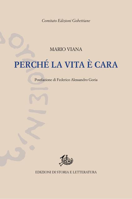 Perché la vita è cara - Marco Viana - copertina