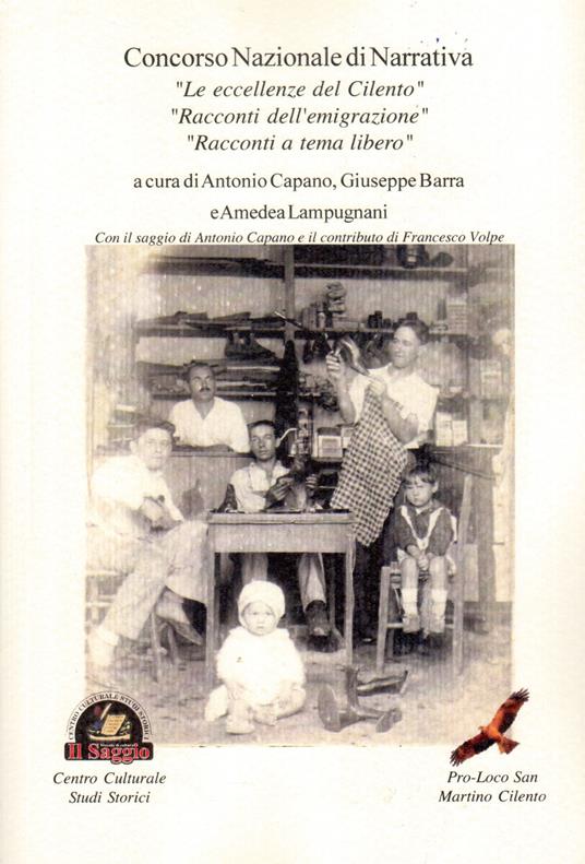 Concorso nazionale di narrativa. «Le eccellenze del Cilento», «Racconti dell'emigrazione», «Racconti a tema libero» - copertina