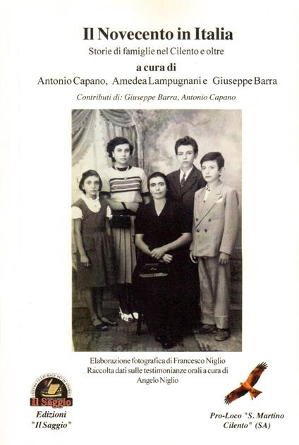 Il Novecento in Italia. Storie di famiglie nel Cilento e oltre - copertina