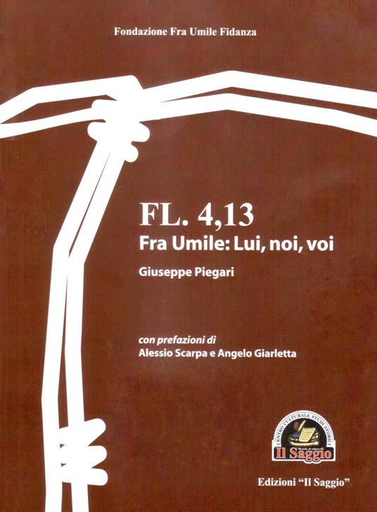 Fl 4,13. Fra umile: lui, noi, voi - Giuseppe Piegari - copertina