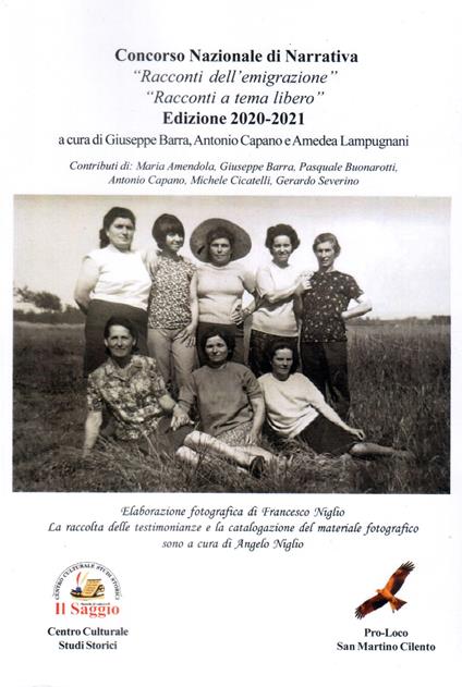 Concorso nazionale di narrativa «Racconti dell’emigrazione». «Racconti a tema libero». Edizione 2020-2021 - copertina