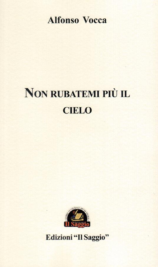 Non rubatemi più il cielo - Alfonso Vocca - copertina