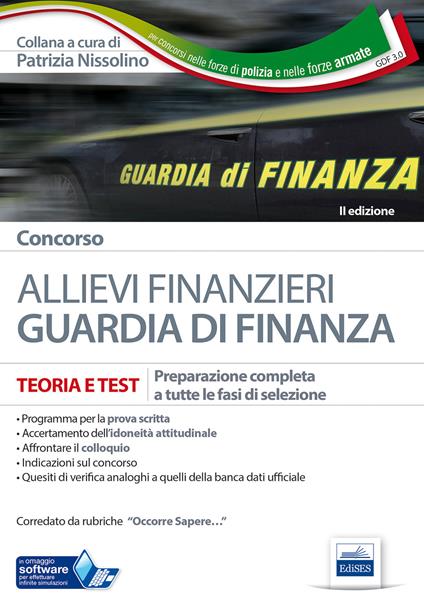 Concorso allievi finanzieri Guardia di Finanza. Teoria e test per tutte le fasi di selezione. Con software di simulazione - copertina