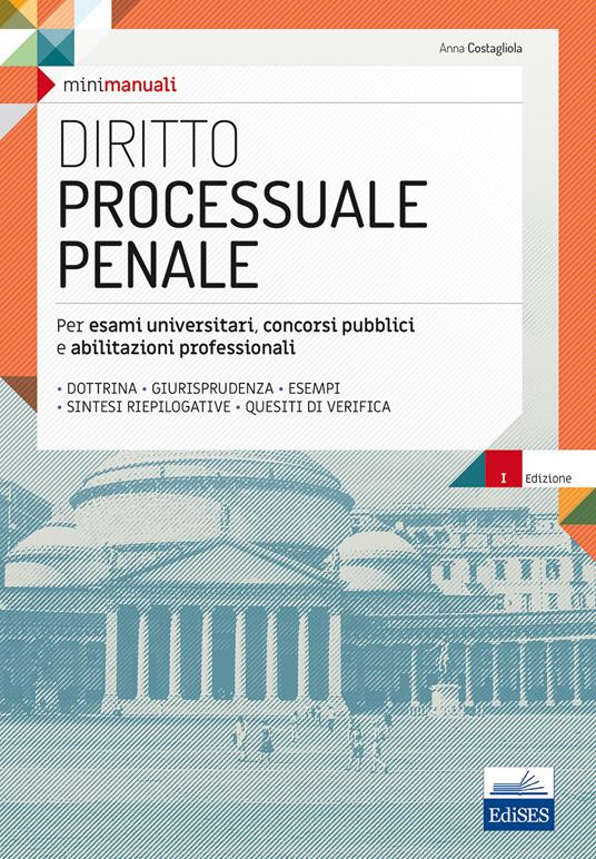 Diritto processuale penale - Carlo Costagliola - copertina