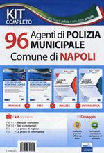 Kit completo per il concorso di 96 agenti di Polizia municipale nel Comune di Napoli. Con software di simulazione
