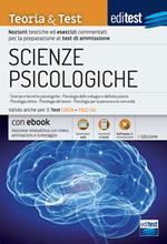 EdiTEST. Scienze psicologiche 2021: manuale di teoria e test. Valido anche per il Tolc-Su. Con ebook. Con software di simulazione