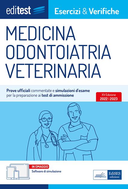 EdiTEST. Medicina, odontoiatria, veterinaria. Esercizi & verifiche. Con software di simulazione - V.V.A.A. - ebook