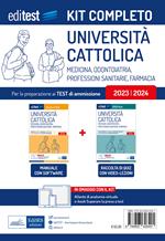 Kit completo EdiTEST. Università Cattolica. Medicina, odontoiatria, professioni sanitarie. Con software di simulazione. Con video-lezioni