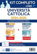 Kit completo EdiTEST. Università Cattolica. Medicina, odontoiatria, professioni sanitarie. Con software di simulazione