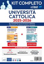 Kit completo EdiTEST. Università Cattolica. Medicina, odontoiatria, professioni sanitarie. Con espansione online. Con software di simulazione
