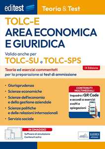 Libro EdiTEST. Area economica e giuridica. Teoria & test. Nozioni teoriche ed esercizi commentati per la preparazione ai test di accesso. Con software di simulazione 