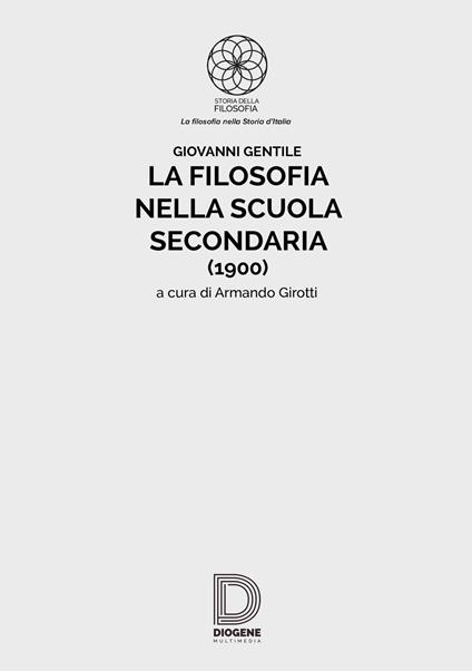 La filosofia nella scuola secondaria (1900) - Giovanni Gentile - copertina