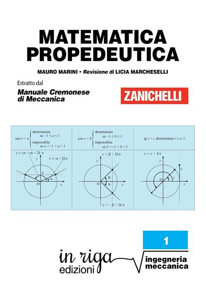 Matematica propedeutica - Mauro Marini - copertina