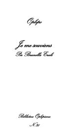 Je me souviens. Per Brunella Eruli