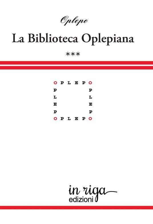 Biblioteca Oplepiana. Vol. 3: Plaquette 37-46 - copertina