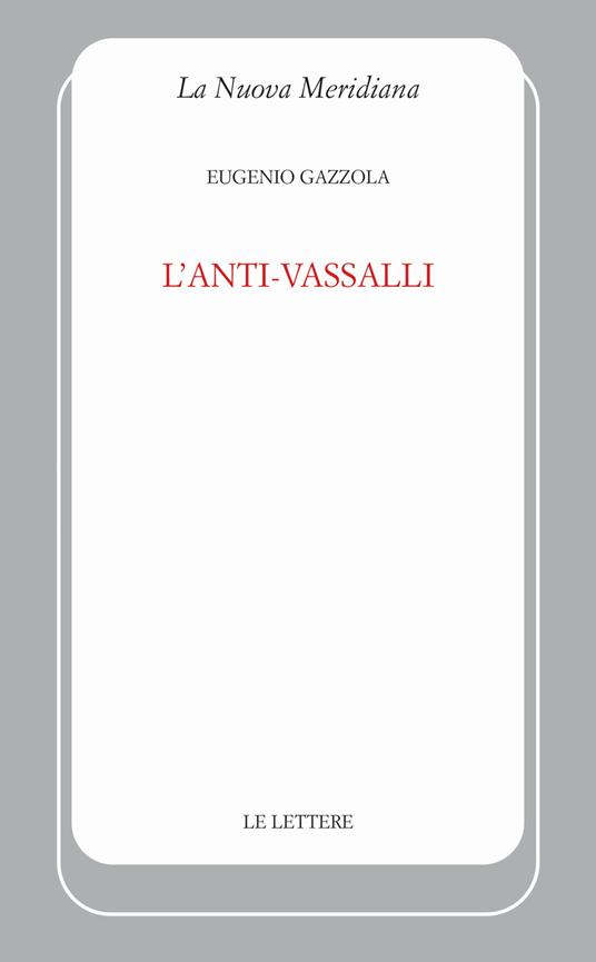 L'anti-Vassalli - Eugenio Gazzola - copertina