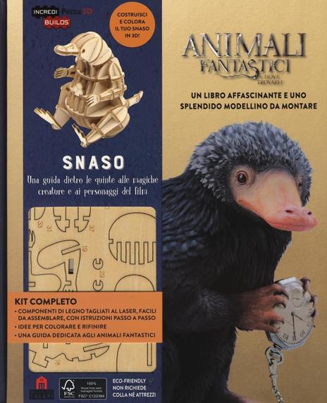 Snaso. Animali fantastici e dove trovarli. Una guida dietro le quinte alle magiche creature e ai personaggi del film. Ediz. a colori. Con gadget - J. K. Rowling,Jody Revenson - 2