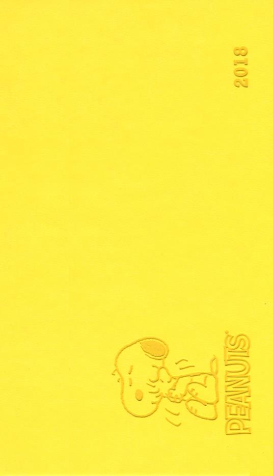 Snoopy. Agenda orizzontale 2018 - copertina