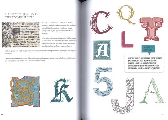 Il grande libro del lettering. Un viaggio creativo nel mondo del lettering a mano, delle font moderne & dei caratteri illustrati - Gabri Joy Kirkendall,Jaclyn Escalera - 3