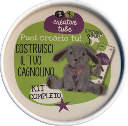 Costruisci il tuo cagnolino. Creative tube. Ediz. a colori. Con gadget - copertina