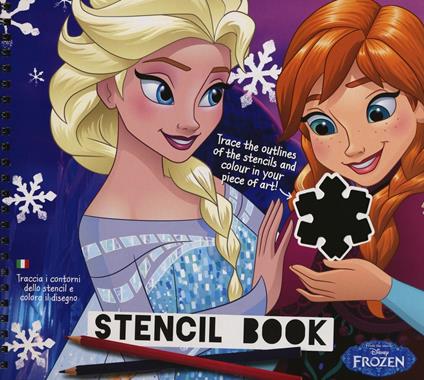 Frozen. Libro stencil. Ediz. a colori. Vol. 2 - copertina
