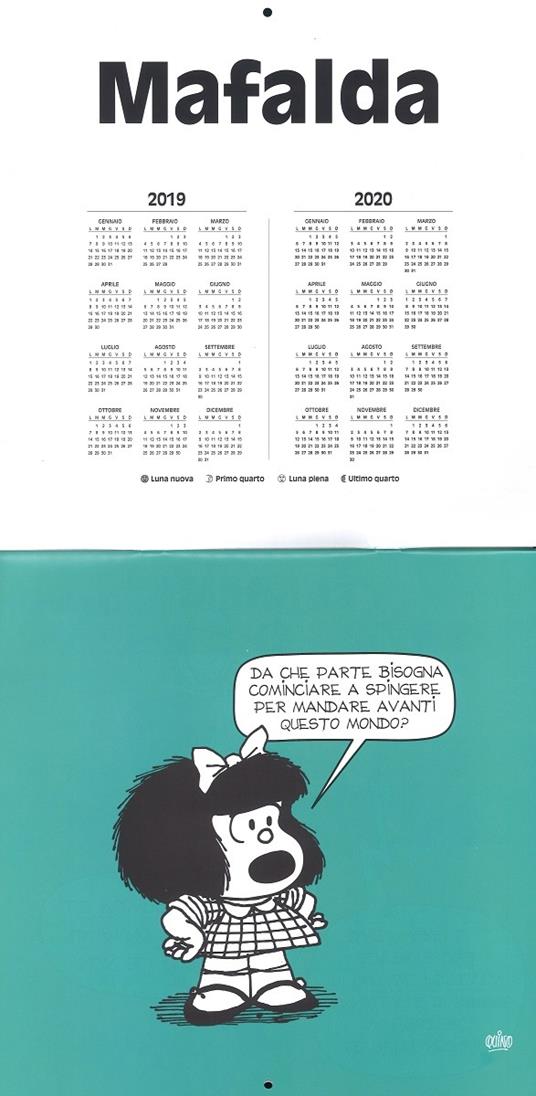 Mafalda. Calendario da parete 2019 - 2