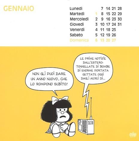 Mafalda. Calendario con cartoline 2019 - 2