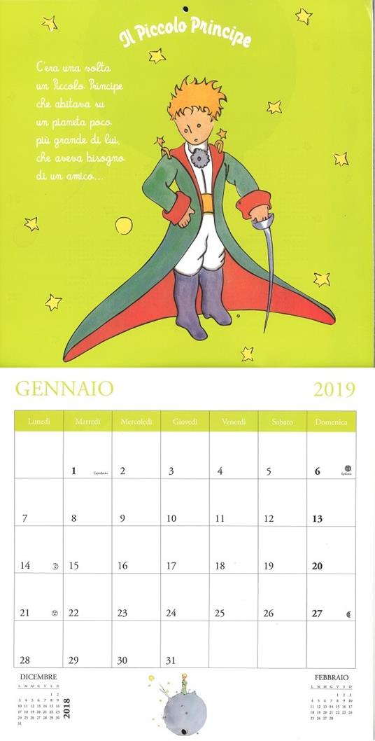 Il Piccolo Principe. Calendario da parete 2019 - 3