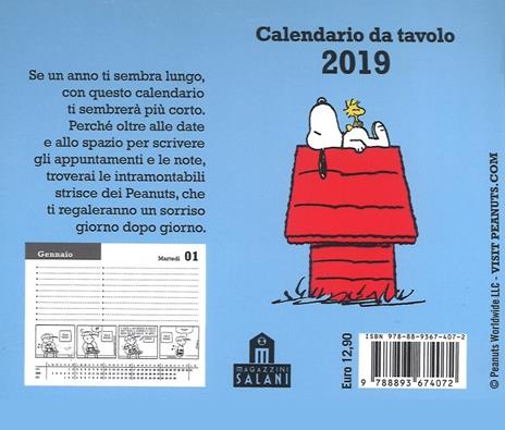 Peanuts. Calendario da tavolo 2019 - 5
