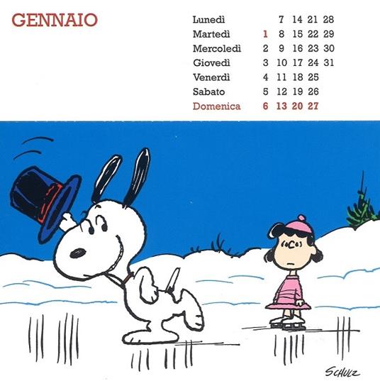 Peanuts. Calendario con cartoline 2019 - 2
