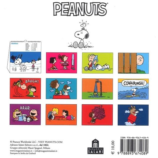 Peanuts. Calendario con cartoline 2019 - 4