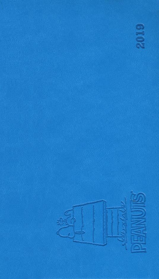 Peanuts. Agenda orizzontale 2019 - copertina