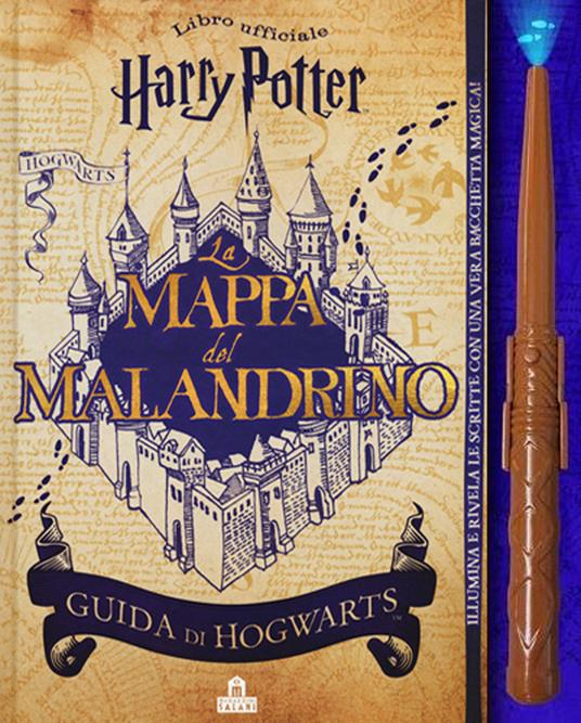La mappa del Malandrino. Guida a Hogwarts. Harry Potter. Con gadget - J. K. Rowling - copertina