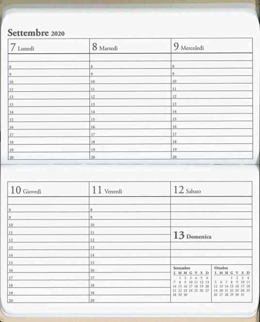 Il Piccolo Principe. Agenda orizzontale 2020 - 3