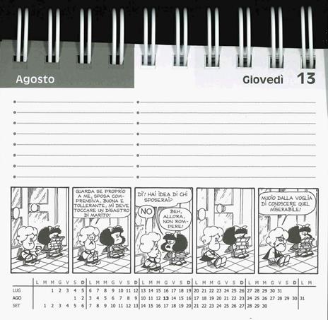Mafalda. Calendario da tavolo 2020 - 3