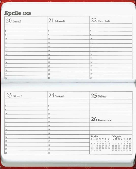 Peanuts. Agenda orizzontale 2020 - Charles M. Schulz - 3