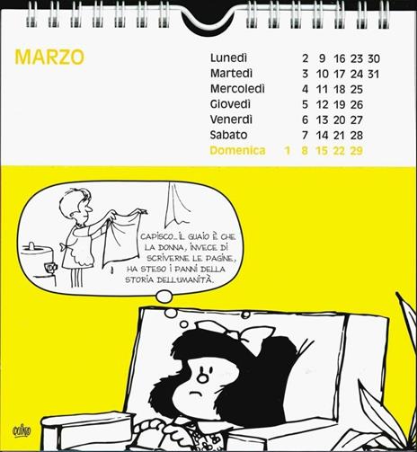 Mafalda. Calendario delle cartoline 2020 - Quino - 2
