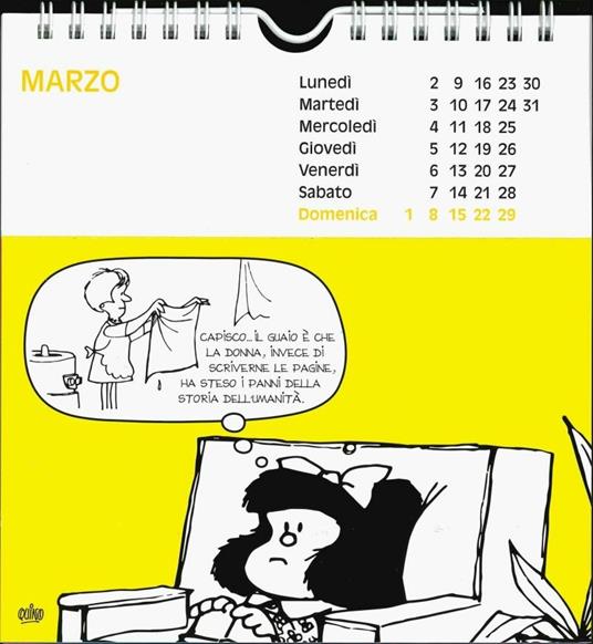 Mafalda. Calendario delle cartoline 2020 - Quino - 2