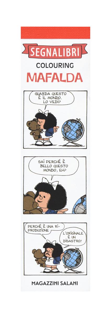 Mafalda. Segnalibri colouring. Vol. 1 - Charles M. Schulz - copertina